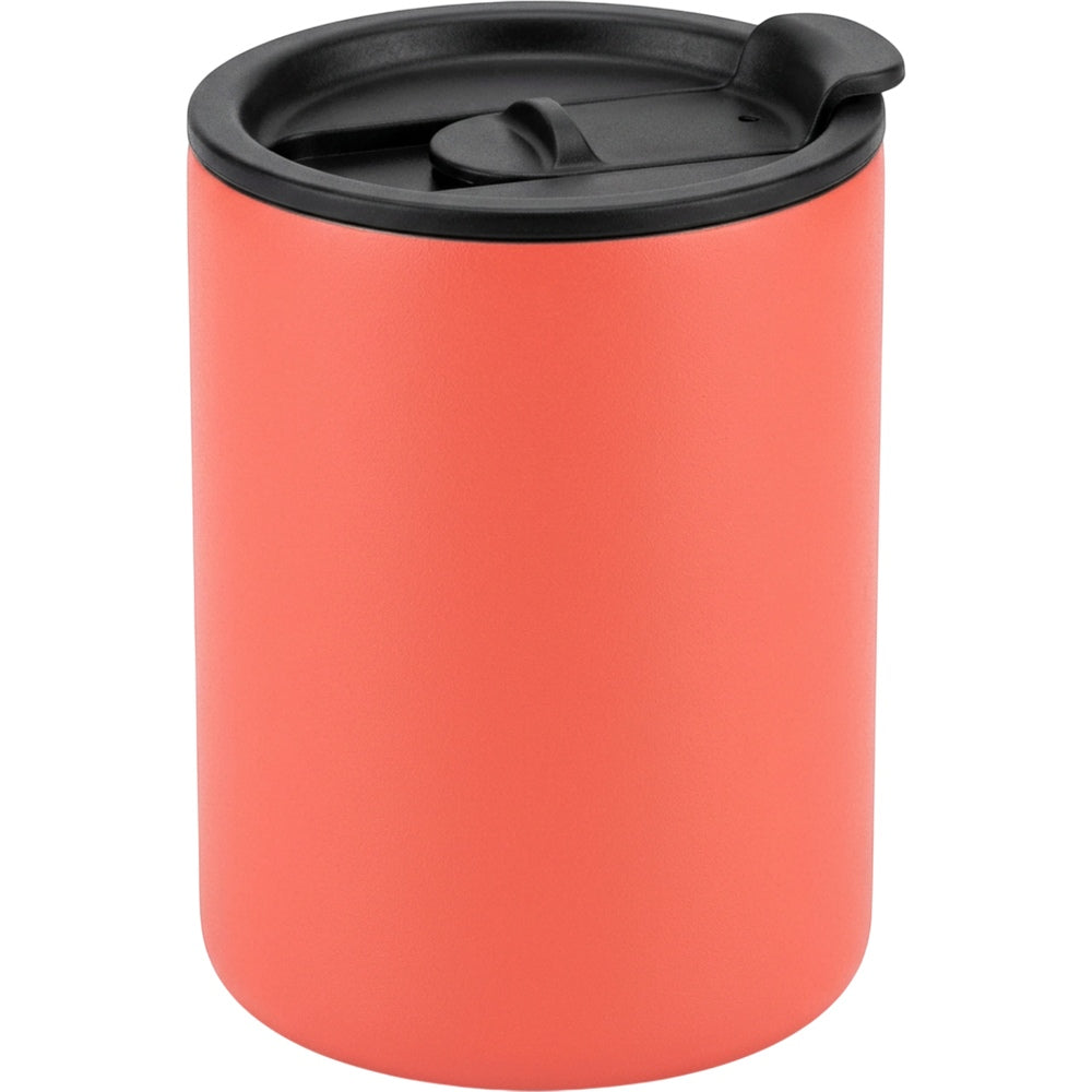 Ozkv Compact Insulated Travel Mug with Slider Lid 350 ml Coral - Product view